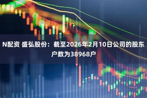 N配资 盛弘股份：截至2026年2月10日公司的股东户数为38968户